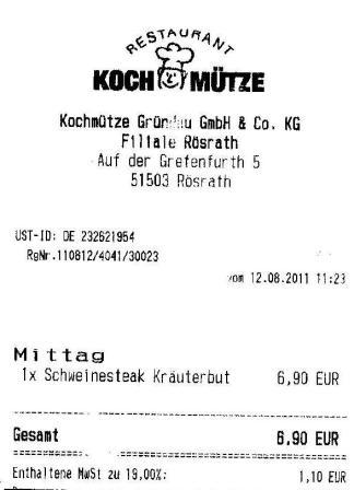 kahf Hffner Kochmtze Restaurant